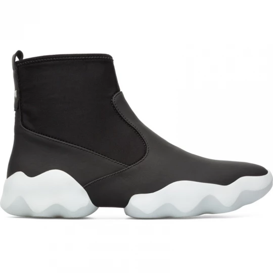Foto van product CAMPER Dub - Enkellaarzen voor Dames - Zwart, Smooth leather / Cotton fabric