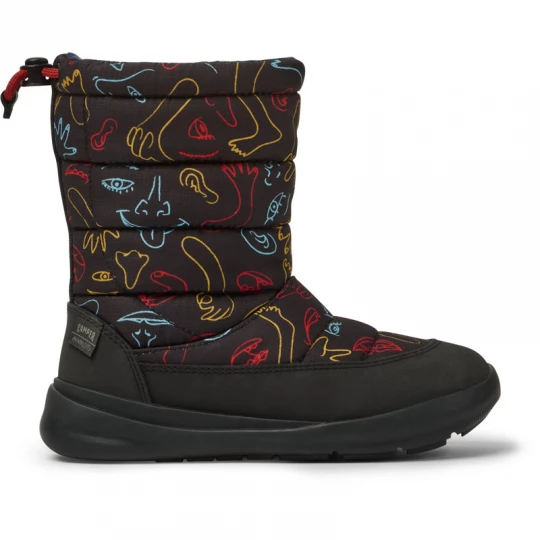Foto van product CAMPER Ergo - Laarzen voor Meisjes - Zwart, Cotton fabric