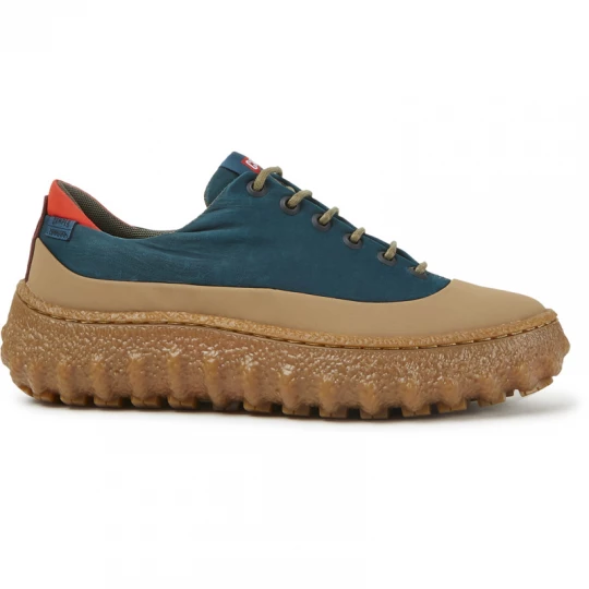 Foto van product CAMPER Ground - Vrijetijdsschoenen voor Dames - Beige, Groen, Rood, Cotton fabric
