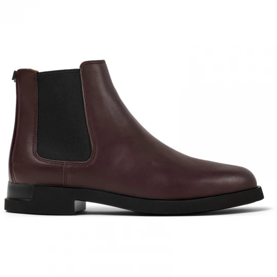 Foto van product CAMPER Iman - Enkellaarzen voor Dames - Kastanjebruin, Smooth leather