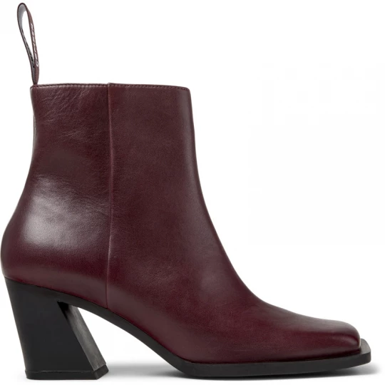 Foto van product CAMPER Karole - Enkellaarzen voor Dames - Kastanjebruin, Smooth leather