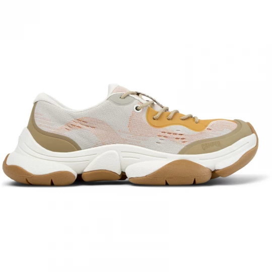 Foto van product CAMPER Karst 2 - Sneakers voor Dames - Beige, Oranje, Bruin, Cotton fabric