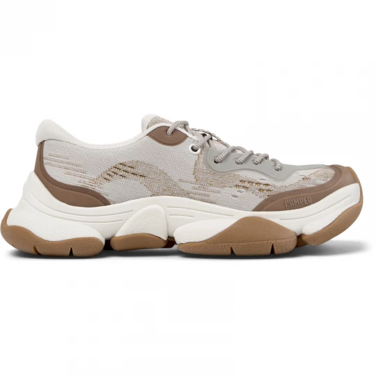 Foto van product CAMPER Karst 2 - Vrijetijdsschoenen voor Dames - Beige, Bruin, Cotton fabric