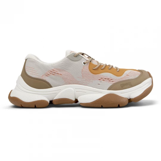 Foto van product CAMPER Karst 2 - Vrijetijdsschoenen voor Heren - Beige, Oranje, Bruin, Cotton fabric