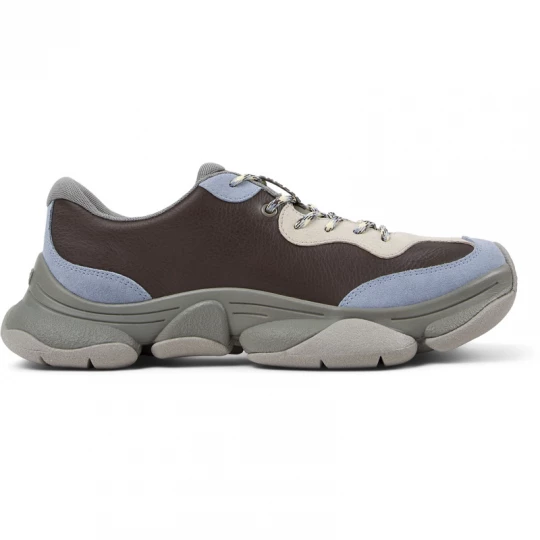 Foto van product CAMPER Karst 2 - Vrijetijdsschoenen voor Heren - Bruin, Blauw, Grijs, Smooth leather