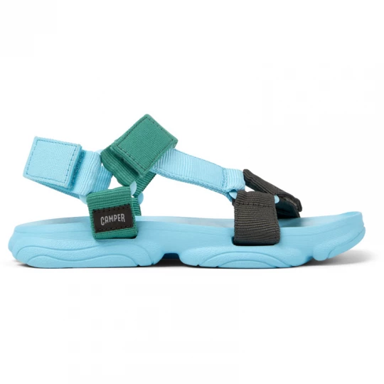 Foto van product CAMPER Karst Sandal - Sandalen voor Dames - Blauw, Groen, Grijs, Cotton fabric