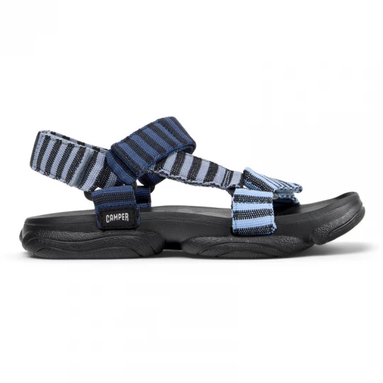 Foto van product CAMPER Karst Sandal - Sandalen voor Dames - Blauw, Zwart, Cotton fabric