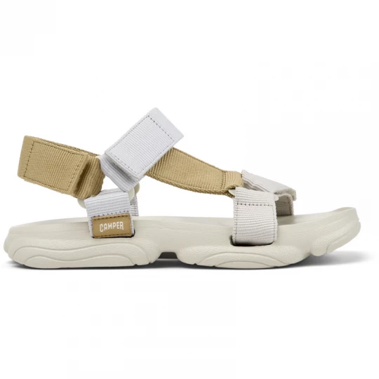 Foto van product CAMPER Karst Sandal - Sandalen voor Dames - Bruin, Grijs, Beige, Cotton fabric