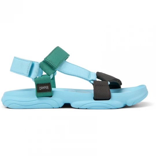 Foto van product CAMPER Karst Sandal - Sandalen voor Heren - Blauw, Groen, Grijs, Cotton fabric