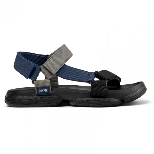 Foto van product CAMPER Karst Sandal - Vrijetijdsschoenen voor Heren - Blauw, Grijs, Zwart, Cotton fabric