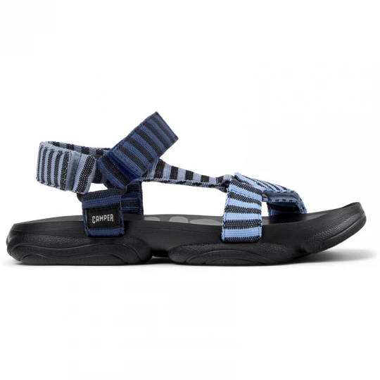 Foto van product CAMPER Karst Sandal - Vrijetijdsschoenen voor Heren - Blauw, Zwart, Cotton fabric