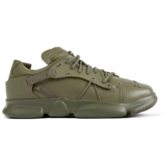 Foto van product CAMPER Karst - Sneakers voor Dames - Groen, Smooth leather / Cotton fabric