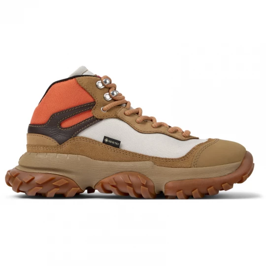 Foto van product CAMPER Karst Trek - Enkellaarzen voor Dames - Bruin, Grijs, Oranje, Cotton fabric