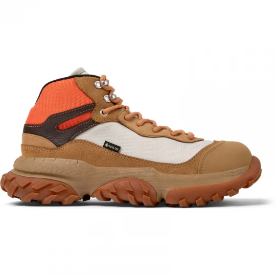 Foto van product CAMPER Karst Trek - Enkellaarzen voor Heren - Bruin, Grijs, Oranje, Cotton fabric