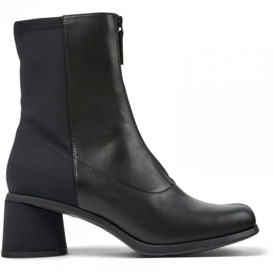 Foto van product CAMPER Kiara - Enkellaarzen voor Dames - Zwart, Smooth leather / Cotton fabric