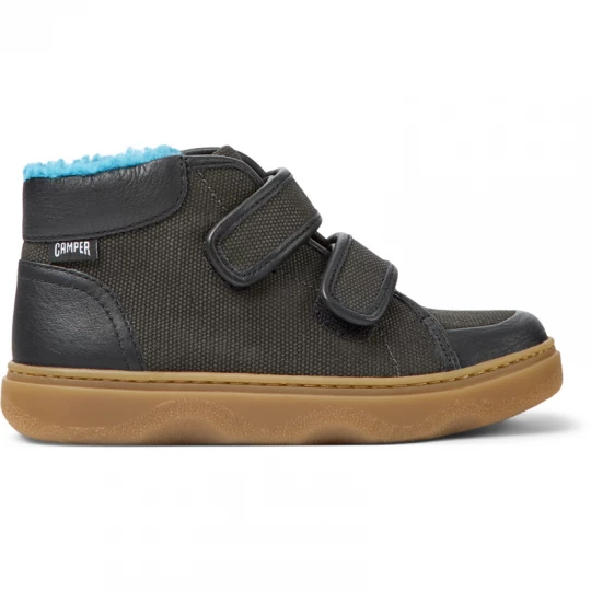 Foto van product CAMPER Kiddo - Laarzen voor Meisjes - Grijs, Cotton fabric / Smooth leather