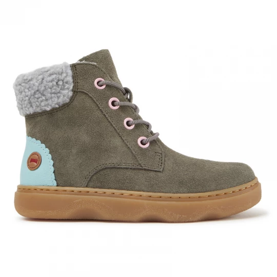 Foto van product CAMPER Kiddo - Laarzen voor Meisjes - Groen, Cotton fabric