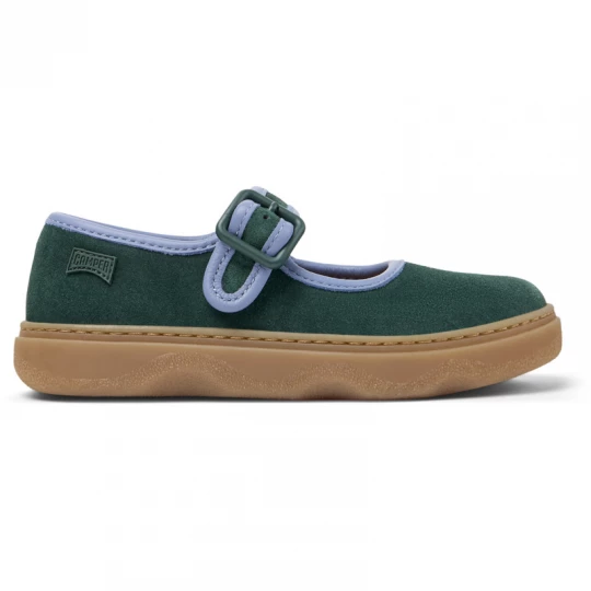 Foto van product CAMPER Kiddo - Nette vrijetijdsschoenen voor Meisjes - Groen, Smooth leather