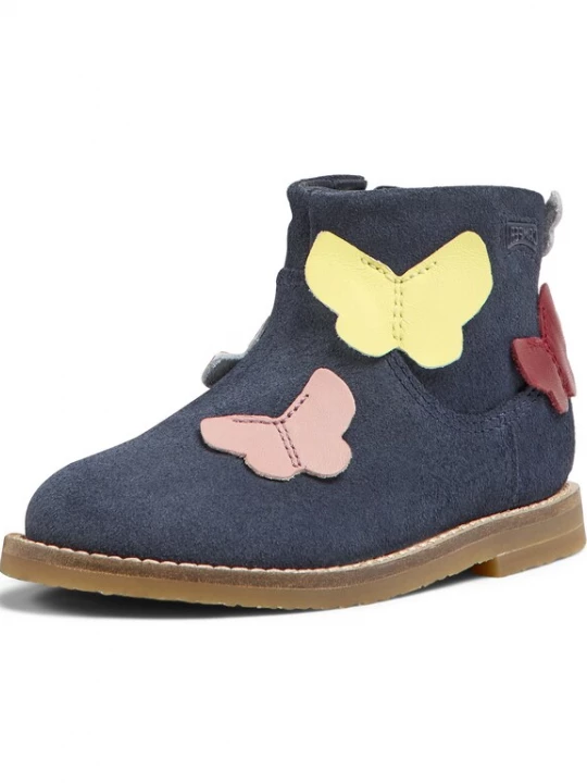 Foto van product CAMPER Laarzen 'Savina' donkerblauw / geel