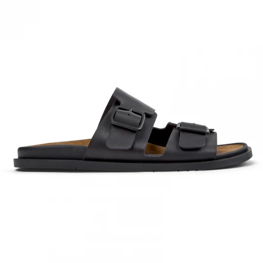 Foto van product CAMPER Lluc Sandal - Vrijetijdsschoenen voor Heren - Zwart, Smooth leather