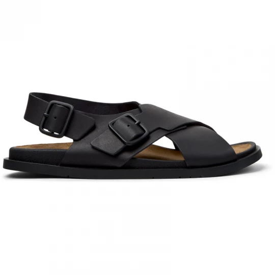 Foto van product CAMPER Lluc Sandal - Vrijetijdsschoenen voor Heren - Zwart, Smooth leather