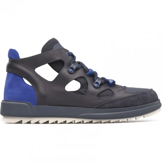Foto van product CAMPER Marges - Enkellaarzen voor Heren - Blauw, Smooth leather / Cotton fabric