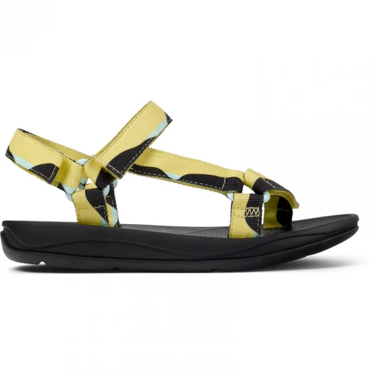 Foto van product CAMPER Match - Sandalen voor Dames - Geel, Zwart, Blauw, Cotton fabric