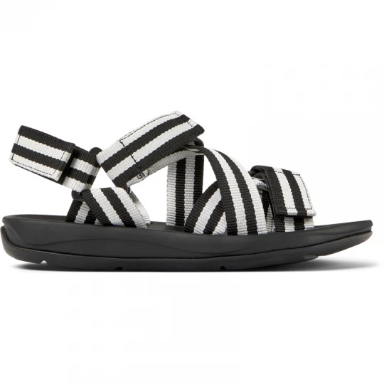 Foto van product CAMPER Match - Sandalen voor Dames - Zwart, Wit, Cotton fabric