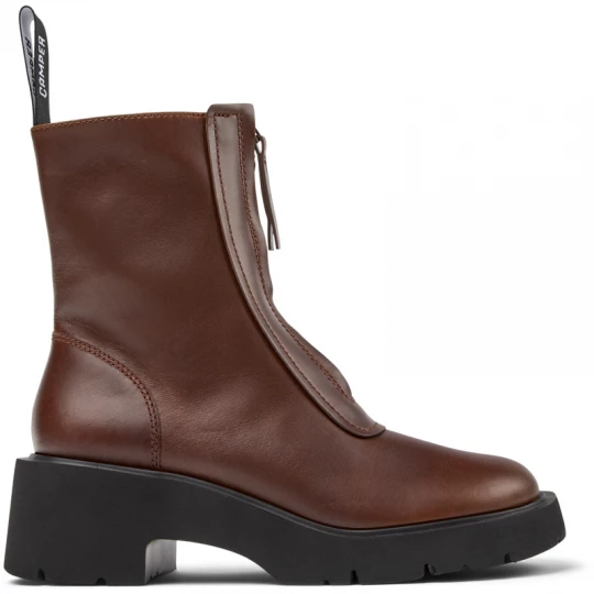 Foto van product CAMPER Milah - Enkellaarzen voor Dames - Bruin, Smooth leather