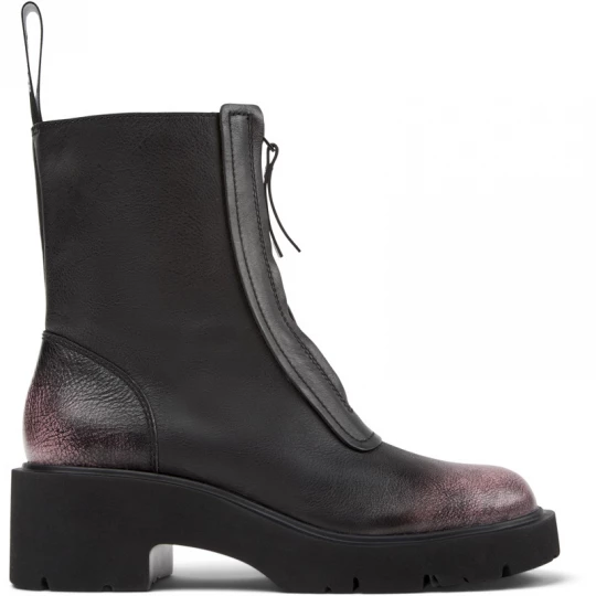 Foto van product CAMPER Milah - Enkellaarzen voor Dames - Zwart, Roze, Smooth leather