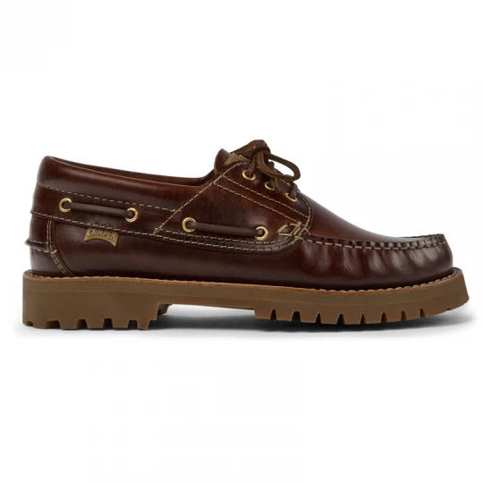 Foto van product CAMPER Nautico - Vrijetijdsschoenen voor Heren - Bruin, Smooth leather