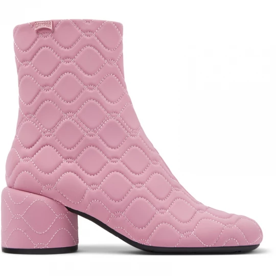 Foto van product CAMPER Niki - Enkellaarzen voor Dames - Roze, Cotton fabric