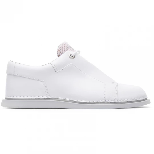 Foto van product CAMPER Nixie - Vrijetijdsschoenen voor Dames - Wit, Smooth leather / Cotton fabric