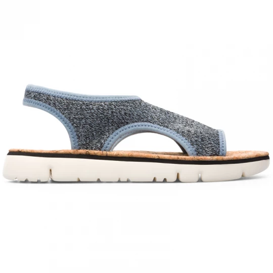 Foto van product CAMPER Oruga - Sandalen voor Dames - Blauw, Zwart, Cotton fabric