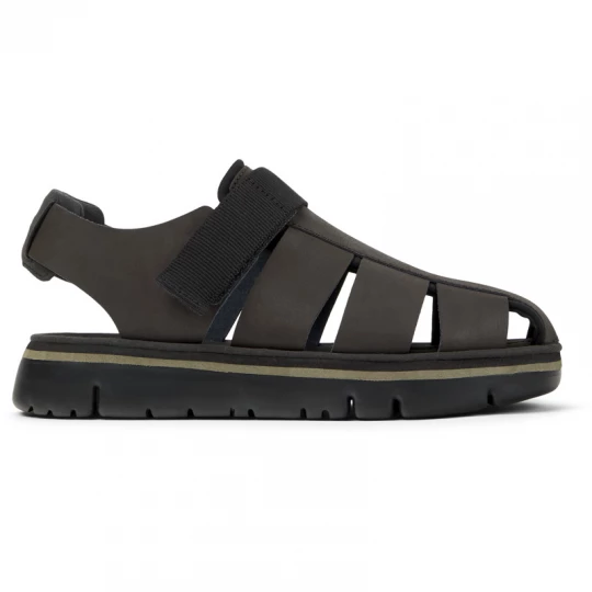 Foto van product CAMPER Oruga - Sandalen voor Heren - Bruin, Smooth leather / Cotton fabric