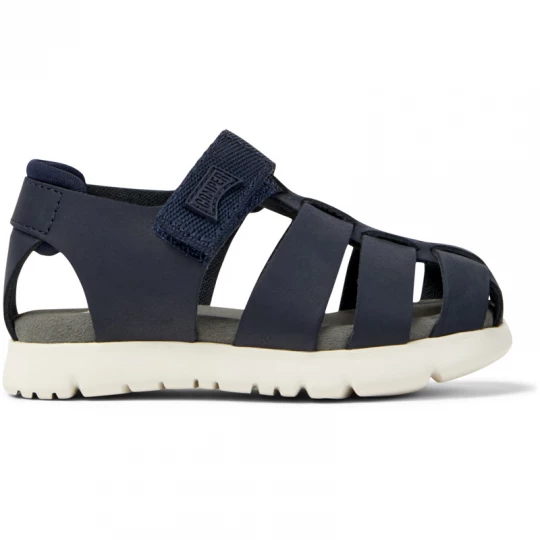 Foto van product CAMPER Oruga - Sandalen voor Kinderen - Blauw, Smooth leather / Cotton fabric