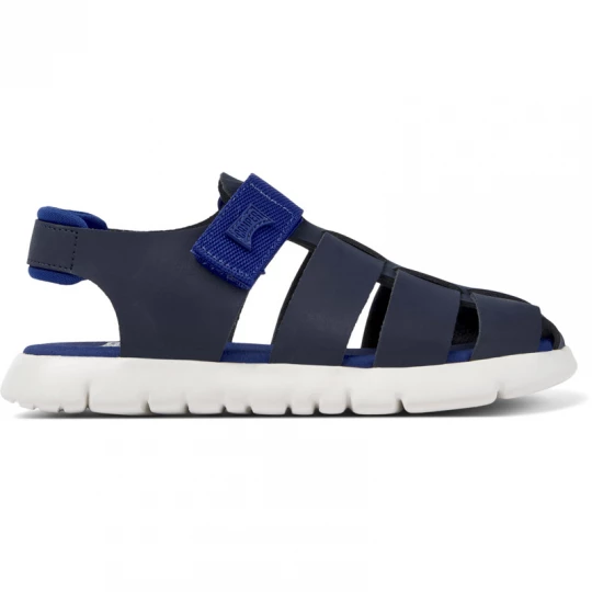 Foto van product CAMPER Oruga - Sandalen voor Meisjes - Blauw, Smooth leather / Cotton fabric