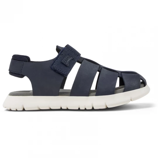 Foto van product CAMPER Oruga - Sandalen voor Meisjes - Blauw, Smooth leather / Cotton fabric