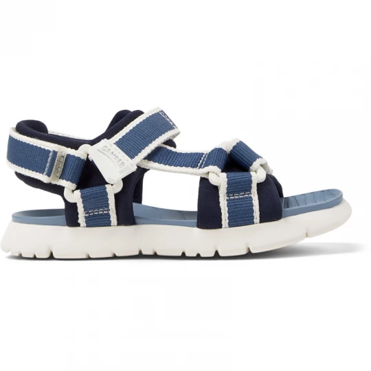 Foto van product CAMPER Oruga - Sandalen voor Meisjes - Blauw, Wit, Cotton fabric