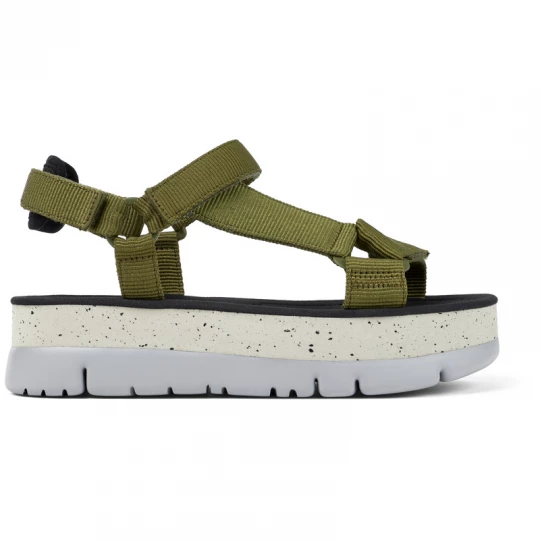 Foto van product CAMPER Oruga Up - Sandalen voor Dames - Groen, Cotton fabric