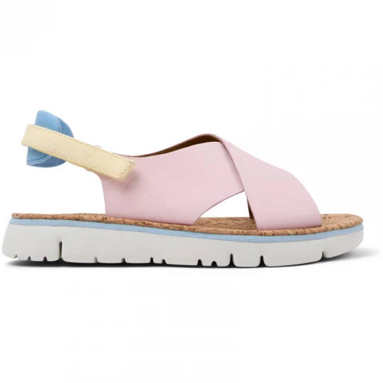 Foto van product CAMPER Oruga - Vrijetijdsschoenen voor Dames - Roze, Smooth leather / Cotton fabric