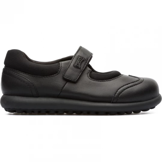 Foto van product CAMPER Pelotas - Ballerina’s voor Meisjes - Zwart, Cotton fabric / Smooth leather