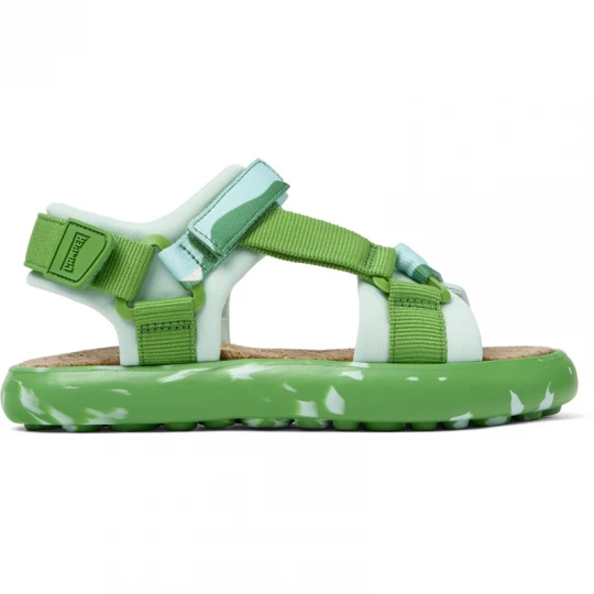 Foto van product CAMPER Pelotas Flota - Sandalen voor Dames - Groen, Wit, Cotton fabric