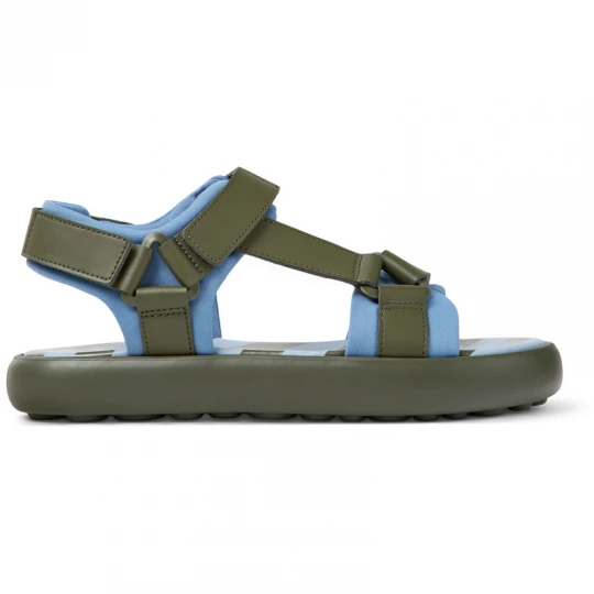 Foto van product CAMPER Pelotas Flota - Sandalen voor Heren - Groen, Blauw, Smooth leather / Cotton fabric