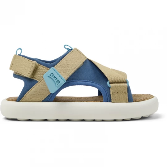 Foto van product CAMPER Pelotas Flota - Sandalen voor Meisjes - Blauw, Beige, Cotton fabric