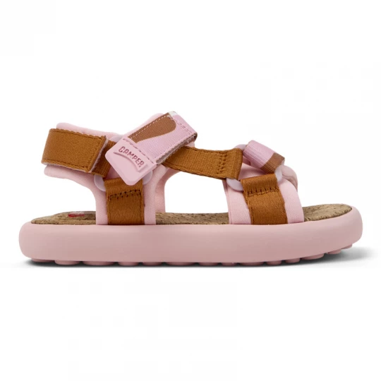 Foto van product CAMPER Pelotas Flota - Sandalen voor Meisjes - Bruin, Roze, Wit, Cotton fabric