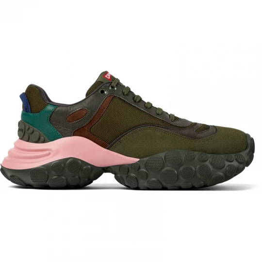 Foto van product CAMPER Pelotas Mars - Sneakers voor Heren - Groen, Bruin, Grijs, Cotton fabric