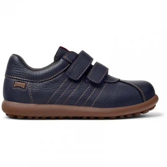 Foto van product CAMPER Pelotas - Nette vrijetijdsschoenen voor Meisjes - Blauw, Smooth leather / Cotton fabric
