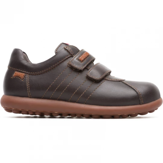 Foto van product CAMPER Pelotas - Nette vrijetijdsschoenen voor Meisjes - Bruin, Smooth leather / Cotton fabric