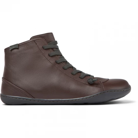Foto van product CAMPER Peu - Enkellaarzen voor Dames - Kastanjebruin, Smooth leather